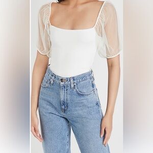 Intimately Free People Puff Sleeve Cami Top